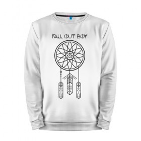 Мужской свитшот хлопок с принтом Fall Out Boy в Санкт-Петербурге, 100% хлопок |  | fall out boy | fallout | falloutboy | группа | музыка | панк | рок | фолаутбой