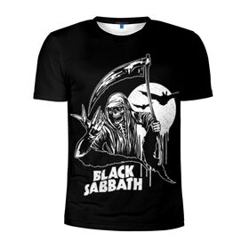 Мужская футболка 3D спортивная с принтом Black Sabbath в Санкт-Петербурге, 100% полиэстер с улучшенными характеристиками | приталенный силуэт, круглая горловина, широкие плечи, сужается к линии бедра | black sabbath | hard rock | heavy metal | блэк сабат | группы | метал | музыка | оззи осборн | рок | хард рок | хэви метал