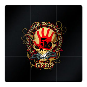 Магнитный плакат 3Х3 с принтом Five Finger Death Punch в Санкт-Петербурге, Полимерный материал с магнитным слоем | 9 деталей размером 9*9 см | 5fdp | ffdp | five finger death punch | metal | альтернатива | группы | метал | музыка | хеви метал