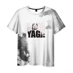 Мужская футболка 3D с принтом Baba Yaga в Санкт-Петербурге, 100% полиэфир | прямой крой, круглый вырез горловины, длина до линии бедер | 2 | 3 | baba yaga | dog | john wick | keanu | puppy | reeves | баба яга | бабаяга | джон вик | джон уик | джонвик | джонуик | киану ривз | кино | собака | фильм