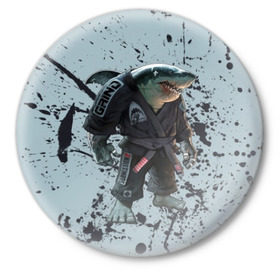 Значок с принтом Judo в Санкт-Петербурге,  металл | круглая форма, металлическая застежка в виде булавки | Тематика изображения на принте: 