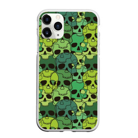 Чехол для iPhone 11 Pro матовый с принтом Зеленые черепа в Санкт-Петербурге, Силикон |  | Тематика изображения на принте: anger | black | death | drawing | green | horror | illustration | lime | look | marsh | scary | skull | terrible | болотный | взгляд | зеленый | злость | иллюстрация | рисунок | салатовый | страшный | ужас | ужасный | черепа | черный