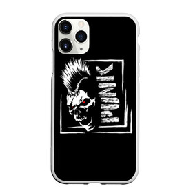 Чехол для iPhone 11 Pro Max матовый с принтом Punk в Санкт-Петербурге, Силикон |  | anarchy | anger | black | emblem | hair | hairstyle | horror | illustration | look | mohawk | punk | red | scar | scary | skull | terrible | white | анархия | белый | взгляд | волосы | злость | иллюстрация | ирокез | красный | панк | прическа | страшный |