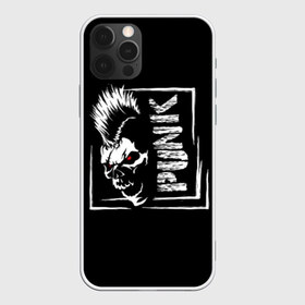 Чехол для iPhone 12 Pro Max с принтом Punk в Санкт-Петербурге, Силикон |  | anarchy | anger | black | emblem | hair | hairstyle | horror | illustration | look | mohawk | punk | red | scar | scary | skull | terrible | white | анархия | белый | взгляд | волосы | злость | иллюстрация | ирокез | красный | панк | прическа | страшный |