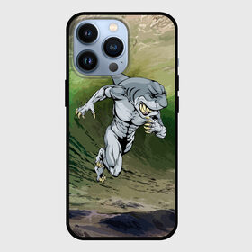 Чехол для iPhone 13 Pro с принтом Great White в Санкт-Петербурге,  |  | brawn | element | fangs | foam | grin | jaw | ocean | run | shark | teeth | wave | акула | бег | волна | зубы | клыки | мускулы | океан | оскал | пена | стихия