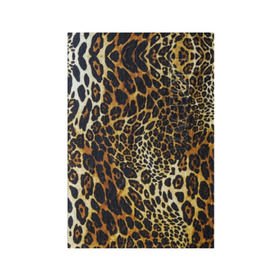 Обложка для паспорта матовая кожа с принтом Шкура леопарда в Санкт-Петербурге, натуральная матовая кожа | размер 19,3 х 13,7 см; прозрачные пластиковые крепления | Тематика изображения на принте: animal | cheeky | dangerous | leopard | nature | pattern | predator | skin | spots | wild | дерзкий | дикий | животное | леопард | опасный | природа | пятна | узор | хищник