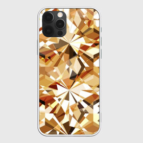 Чехол для iPhone 12 Pro Max с принтом Желтые бриллианты в Санкт-Петербурге, Силикон |  | cut | diamond | gem | glitter | gold | jewel | kaleidoscope | luxury | shine | sparkle | white | yellow | алмаз | белый | блеск | бриллиант | диамант | драгоценность | драгоценный камень | желтый | золотой | калейдоскоп | люкс | огранка