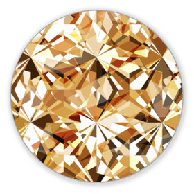 Коврик для мышки круглый с принтом Желтые бриллианты в Санкт-Петербурге, резина и полиэстер | круглая форма, изображение наносится на всю лицевую часть | cut | diamond | gem | glitter | gold | jewel | kaleidoscope | luxury | shine | sparkle | white | yellow | алмаз | белый | блеск | бриллиант | диамант | драгоценность | драгоценный камень | желтый | золотой | калейдоскоп | люкс | огранка