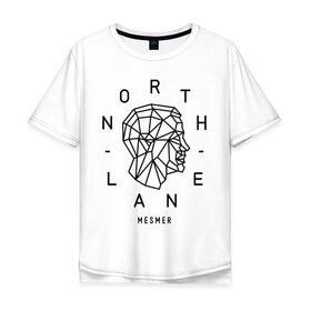 Мужская футболка хлопок Oversize с принтом Northlane в Санкт-Петербурге, 100% хлопок | свободный крой, круглый ворот, “спинка” длиннее передней части | discoveries | mesmer | node | northlane | singularity | группы | метал | музыка | рок