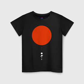 Детская футболка хлопок с принтом Солнечная система в Санкт-Петербурге, 100% хлопок | круглый вырез горловины, полуприлегающий силуэт, длина до линии бедер | арт | земля | космос | луна | планеты | сатурн | солнце | юпитер