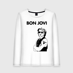 Женский лонгслив хлопок с принтом Bon Jovi в Санкт-Петербурге, 100% хлопок |  | bon jovi | альбом | арена | бон | бон джови | глэм | группа | джови | джон | метал | музыка | надпись | песни | поп | попрок | рок | рокер | смайл | солист | софт | стена | хард | хеви | хевиметал