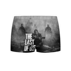 Мужские трусы 3D с принтом THE LAST OF US в Санкт-Петербурге, 50% хлопок, 50% полиэстер | классическая посадка, на поясе мягкая тканевая резинка | Тематика изображения на принте: gamer | player | stels | the last of us | the last of us part 2 | бегун | джоэл | каннибалы | охотники | сталкер | топляк | цикады | щелкун | элли