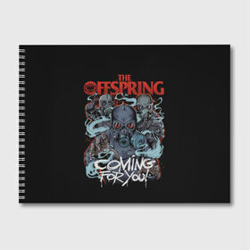 Альбом для рисования с принтом Offspring в Санкт-Петербурге, 100% бумага
 | матовая бумага, плотность 200 мг. | Тематика изображения на принте: offspring | ofspring | punk | rock | the offspring | группы | музыка | офспринг | оффспринг | панк | рок