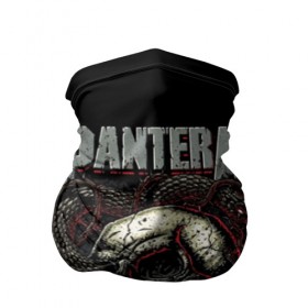 Бандана-труба 3D с принтом Pantera в Санкт-Петербурге, 100% полиэстер, ткань с особыми свойствами — Activecool | плотность 150‒180 г/м2; хорошо тянется, но сохраняет форму | Тематика изображения на принте: cowboys from hell | heavy metal | metal | pantera | глэм метал | грув метал | группы | метал | музыка | пантера | рок | хєви метал