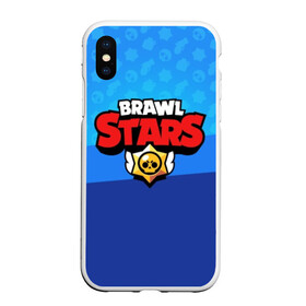 Чехол для iPhone XS Max матовый с принтом BRAWL STARS в Санкт-Петербурге, Силикон | Область печати: задняя сторона чехла, без боковых панелей | brawl | bull | colt | crow | el primo | game | games | leon | moba | online | penny | poco | shelly | spike | star | stars | wanted | брав | бравл | браво | звезда | звезды | игра | игры | лого | моба | онлайн | старс