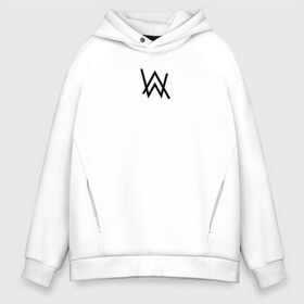 Мужское худи Oversize хлопок с принтом ALAN WALKER в Санкт-Петербурге, френч-терри — 70% хлопок, 30% полиэстер. Мягкий теплый начес внутри —100% хлопок | боковые карманы, эластичные манжеты и нижняя кромка, капюшон на магнитной кнопке | Тематика изображения на принте: alan walker | aw | electro | electro music | music | алан уокер | музыка | музыкант | электро | электронная музыка