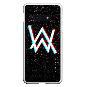 Чехол для Samsung S10E с принтом ALAN WALKER GLITCH в Санкт-Петербурге, Силикон | Область печати: задняя сторона чехла, без боковых панелей | Тематика изображения на принте: alan walker | aw | electro | electro music | glitch | music | space | алан уокер | космос | музыка | музыкант | электро | электронная музыка