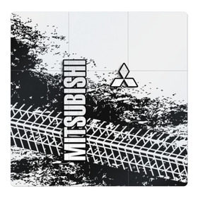 Магнитный плакат 3Х3 с принтом Mitsubishi в Санкт-Петербурге, Полимерный материал с магнитным слоем | 9 деталей размером 9*9 см | mitsubishi | авто | автомобиль | лого | логотип | митсубиси | митсубиши | текстура