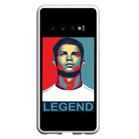 Чехол для Samsung Galaxy S10 с принтом Ronaldo the best в Санкт-Петербурге, Силикон | Область печати: задняя сторона чехла, без боковых панелей | Тематика изображения на принте: calcio | club | cr7 | cristiano ronaldo | dybala | football | full highlights | goals | highlights | italia | juventus | napoli | roma | serie a | белый | италия | клуб | форма | черный | ювентус