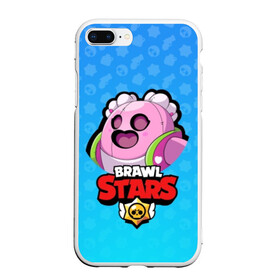 Чехол для iPhone 7Plus/8 Plus матовый с принтом Sakura Spike - BRAWL STARS в Санкт-Петербурге, Силикон | Область печати: задняя сторона чехла, без боковых панелей | brawl | bull | colt | crow | el primo | game | games | leon | moba | online | penny | poco | sakura | shelly | spike | star | stars | wanted | брав | бравл | браво | звезда | звезды | игра | игры | онлайн | старс