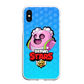 Чехол для iPhone XS Max матовый с принтом Sakura Spike - BRAWL STARS в Санкт-Петербурге, Силикон | Область печати: задняя сторона чехла, без боковых панелей | brawl | bull | colt | crow | el primo | game | games | leon | moba | online | penny | poco | sakura | shelly | spike | star | stars | wanted | брав | бравл | браво | звезда | звезды | игра | игры | онлайн | старс