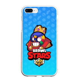 Чехол для iPhone 7Plus/8 Plus матовый с принтом El Primo - BRAWL STARS в Санкт-Петербурге, Силикон | Область печати: задняя сторона чехла, без боковых панелей | brawl | bull | colt | crow | el primo | game | games | leon | moba | online | penny | poco | shelly | spike | star | stars | wanted | брав | бравл | браво | звезда | звезды | игра | игры | лого | моба | онлайн | старс