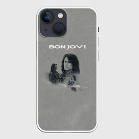 Чехол для iPhone 13 mini с принтом Bon Jovi в Санкт-Петербурге,  |  | bon jovi | альбом | арена | бон | бон джови | глэм | группа | джови | джон | метал | музыка | надпись | песни | поп | попрок | рок | рокер | смайл | солист | софт | стена | хард | хеви | хевиметал