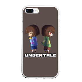 Чехол для iPhone 7Plus/8 Plus матовый с принтом Undertale в Санкт-Петербурге, Силикон | Область печати: задняя сторона чехла, без боковых панелей | animation | chara | comic | dub | flowey | frisk | megalovania | papyrus | sans | undertale comic dub | андертейл | папирус | подземная | санс | сказка