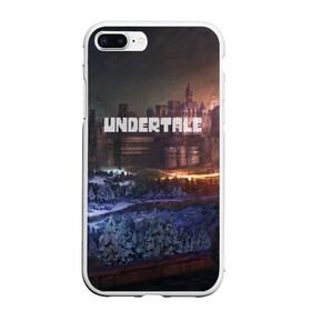 Чехол для iPhone 7Plus/8 Plus матовый с принтом UNDERTALE в Санкт-Петербурге, Силикон | Область печати: задняя сторона чехла, без боковых панелей | game | undertale | азриэль дримурр | альфис | андайн | андертейл | асгор дримурр | добро | дьявол | зло | игра | игры | кости | меттатон | папирус | санс | стрела | ториэль | трезубец | фриск | чара | черный