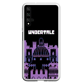 Чехол для Honor 20 с принтом UNDERTALE в Санкт-Петербурге, Силикон | Область печати: задняя сторона чехла, без боковых панелей | game | undertale | азриэль дримурр | альфис | андайн | андертейл | асгор дримурр | добро | дьявол | зло | игра | игры | кости | меттатон | папирус | санс | стрела | ториэль | трезубец | фриск | чара | черный