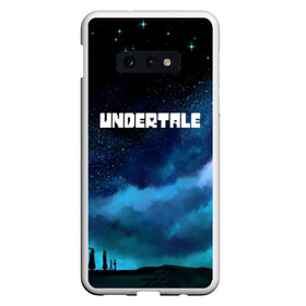 Чехол для Samsung S10E с принтом Undertale в Санкт-Петербурге, Силикон | Область печати: задняя сторона чехла, без боковых панелей | game | undertale | азриэль дримурр | альфис | андайн | андертейл | асгор дримурр | добро | дьявол | зло | игра | игры | кости | меттатон | папирус | санс | стрела | ториэль | трезубец | фриск | чара | черный