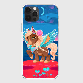 Чехол для iPhone 12 Pro Max с принтом Милый единорог в Санкт-Петербурге, Силикон |  | pony | грива | девочка | единорог | конь | копыта | красивая | лошадка | лошадь | милая | пони | природа закат | радуга