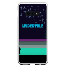 Чехол для Samsung S10E с принтом UNDERTALE GAME в Санкт-Петербурге, Силикон | Область печати: задняя сторона чехла, без боковых панелей | game | undertale | азриэль дримурр | альфис | андайн | андертейл | асгор дримурр | добро | дьявол | зло | игра | игры | кости | меттатон | папирус | санс | стрела | ториэль | трезубец | фриск | чара | черный