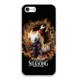 Чехол для iPhone 5/5S матовый с принтом Hollow Knight Silksong в Санкт-Петербурге, Силикон | Область печати: задняя сторона чехла, без боковых панелей | hollow knight | игра | игры