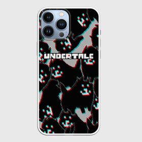 Чехол для iPhone 13 Pro Max с принтом Undertale (Надоедливый пёс). в Санкт-Петербурге,  |  | 3d | glitch | pixel | undertale | андертейл | без глаз | глитч | игра | надоедливая собака | надоедливый пес | надпись | пиксель | пикселя | подземная история | текстура