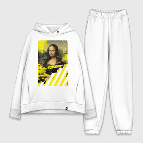 Женский костюм хлопок Oversize с принтом mona lisa в Санкт-Петербурге,  |  | impressionism off white | mona lisa | off white | off white купить | off white мужской | off white цена