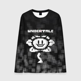 Мужской лонгслив 3D с принтом Undertale. в Санкт-Петербурге, 100% полиэстер | длинные рукава, круглый вырез горловины, полуприлегающий силуэт | 3d | pixel | undertale | абстракция | андертейл | геометрия | игра | надпись | пиксель | пикселя | подземная история | текстура | цветок