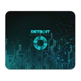 Коврик для мышки прямоугольный с принтом Detroit: Вecome Human в Санкт-Петербурге, натуральный каучук | размер 230 х 185 мм; запечатка лицевой стороны | 3d | cтать человеком | detroit city | detroit: вecome human | игра | интерактивная | квест | кинематограф | приключения | франция