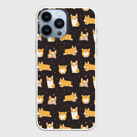 Чехол для iPhone 13 Pro Max с принтом Корги в Санкт-Петербурге,  |  | animal | attractive face | breed | children | cool | corgi | cute | dog | drawing | funny | red | white | yellow | белый | детский | желтый | животное | забавный | корги | круто | милый | пёс | порода | рисунок | рыжий | собака