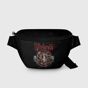 Поясная сумка 3D с принтом Slipknot в Санкт-Петербурге, 100% полиэстер | плотная ткань, ремень с регулируемой длиной, внутри несколько карманов для мелочей, основное отделение и карман с обратной стороны сумки застегиваются на молнию | band | corey taylor | jim root | metal | mick thomson | music | official | альтернативный | глэм | готик | гранж | метал | музыка | пост | рок | слипкнот | хард