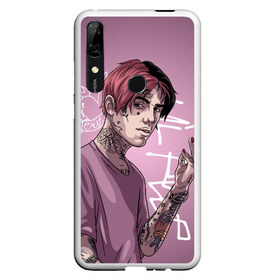 Чехол для Honor P Smart Z с принтом Lil Peep в Санкт-Петербурге, Силикон | Область печати: задняя сторона чехла, без боковых панелей | crybaby | gustav elijah ahr | hellboy | lil peep | lilpeep | peep | rap | густав элайджа ар | лил пип | рэп | хип хоп | эмо рэп