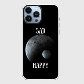 Чехол для iPhone 13 Pro Max с принтом Sad Happy в Санкт-Петербурге,  |  | jesus | rap | грустный | джизус | джизус возрождение | джизус рэпер | джизус ты ювелир | мерч | музыка | реп | рэп | счастливый