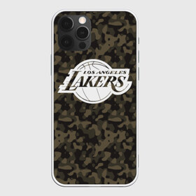Чехол для iPhone 12 Pro Max с принтом Los Angeles Lakers Camo в Санкт-Петербурге, Силикон |  | Тематика изображения на принте: camo | lakers | los angeles lakers | nba | баскетбол | камуфляж | лос анджелес лейкерс | нба | спорт | хаки
