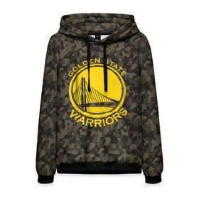 Мужская толстовка 3D с принтом Golden State Warriors camo в Санкт-Петербурге, 100% полиэстер | двухслойный капюшон со шнурком для регулировки, мягкие манжеты на рукавах и по низу толстовки, спереди карман-кенгуру с мягким внутренним слоем. | Тематика изображения на принте: golden state | golden state warriors | nba | warriors | баскетбол | голден стэйт | голден стэйт уорриорз | камуфляж | нба | спорт | уорриорз camo | хаки