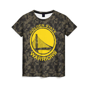 Женская футболка 3D с принтом Golden State Warriors camo в Санкт-Петербурге, 100% полиэфир ( синтетическое хлопкоподобное полотно) | прямой крой, круглый вырез горловины, длина до линии бедер | Тематика изображения на принте: golden state | golden state warriors | nba | warriors | баскетбол | голден стэйт | голден стэйт уорриорз | камуфляж | нба | спорт | уорриорз camo | хаки