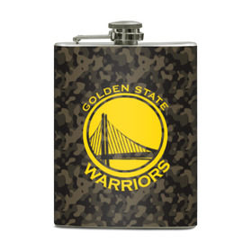 Фляга с принтом Golden State Warriors camo в Санкт-Петербурге, металлический корпус | емкость 0,22 л, размер 125 х 94 мм. Виниловая наклейка запечатывается полностью | golden state | golden state warriors | nba | warriors | баскетбол | голден стэйт | голден стэйт уорриорз | камуфляж | нба | спорт | уорриорз camo | хаки