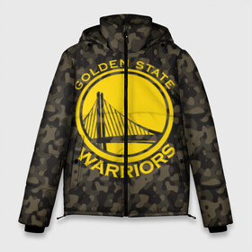 Мужская зимняя куртка 3D с принтом Golden State Warriors camo в Санкт-Петербурге, верх — 100% полиэстер; подкладка — 100% полиэстер; утеплитель — 100% полиэстер | длина ниже бедра, свободный силуэт Оверсайз. Есть воротник-стойка, отстегивающийся капюшон и ветрозащитная планка. 

Боковые карманы с листочкой на кнопках и внутренний карман на молнии. | golden state | golden state warriors | nba | warriors | баскетбол | голден стэйт | голден стэйт уорриорз | камуфляж | нба | спорт | уорриорз camo | хаки