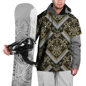 Накидка на куртку 3D с принтом green в Санкт-Петербурге, 100% полиэстер |  | Тематика изображения на принте: fashion | luxury | texture | дорогая | дорогой | золото | люкс | паттерн | роскошь | серебро | стиль | стильная | текстура