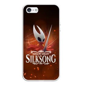 Чехол для iPhone 5/5S матовый с принтом Hollow Knight SILKSONG в Санкт-Петербурге, Силикон | Область печати: задняя сторона чехла, без боковых панелей | game | games | ghosts | godmaster | hollow | hornet | knight | metroidvania | silksong | zote | гримм | зот | игра | игры | квиррел | найт | песня | полый | призраки | пустой | рыцарь | силксонг | холлоу | хорнет | шелк