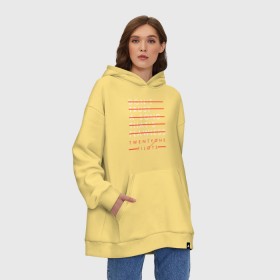 Худи SuperOversize хлопок с принтом TWENTY ONE PILOTS (TOP) в Санкт-Петербурге, 70% хлопок, 30% полиэстер, мягкий начес внутри | карман-кенгуру, эластичная резинка на манжетах и по нижней кромке, двухслойный капюшон
 | 21 pilots | 21p | bandito | blurryface | chlorine | dema don t control us | joshua | music | ned | rock | top | trench | twenty one pilots | tyler | бандито | группа | музыка | нэд | рок | тренч